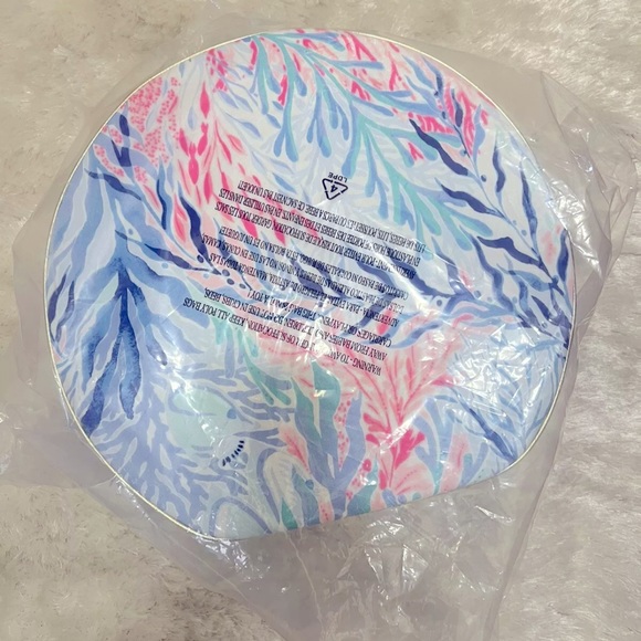 NWT 🦄 LILLY PULITZER KALEIDOSCOPE CORAL COOLER HAT ROUND CARRY ON AND BACKPACK - Picture 6 of 10